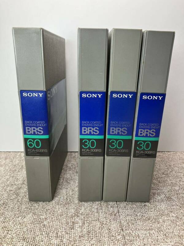 SONY KCA-60BRS/ KCA-30BRS KCAビデオカセットテープ　【計4本】
