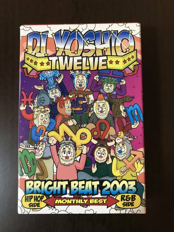 ミックステープ TWELVE BRIGHT BEAT 2003 MONTHLY BEST DJ YOSHIO 中古 カセットテープ MIX TAPE HIPHOP R&B ラップ ヒップホップ 