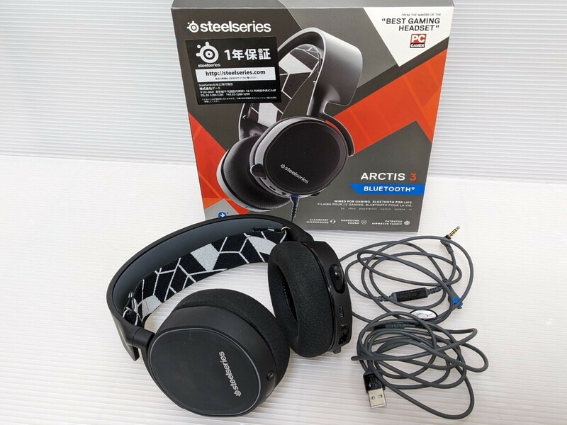 ■極美品■SteelSeries ARCTIS 3ゲーミングヘッドセット ワイヤレスヘッドホン Bluetooth BOSE SONY ヘッドホン