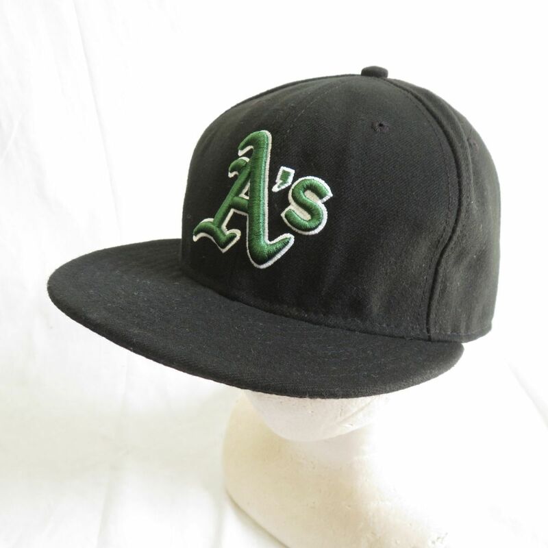 NEW ERA USA製 MLB アスレチックス ベースボールキャップ size59.6/ニューエラ 0504