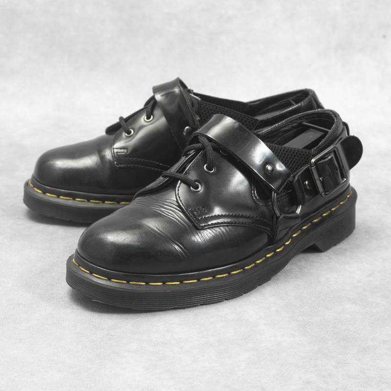 Dr.Martens『FULMAR』3ホールシューズ UK5(24cm) ブラック サイドゴア 革靴 ドクターマーチン レディース 管理210165
