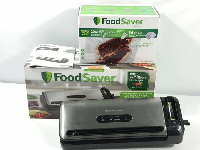 コールマン　Food Saver　フードセーバー　FM3943　専用パックセット　現状品　OS5.024　/06