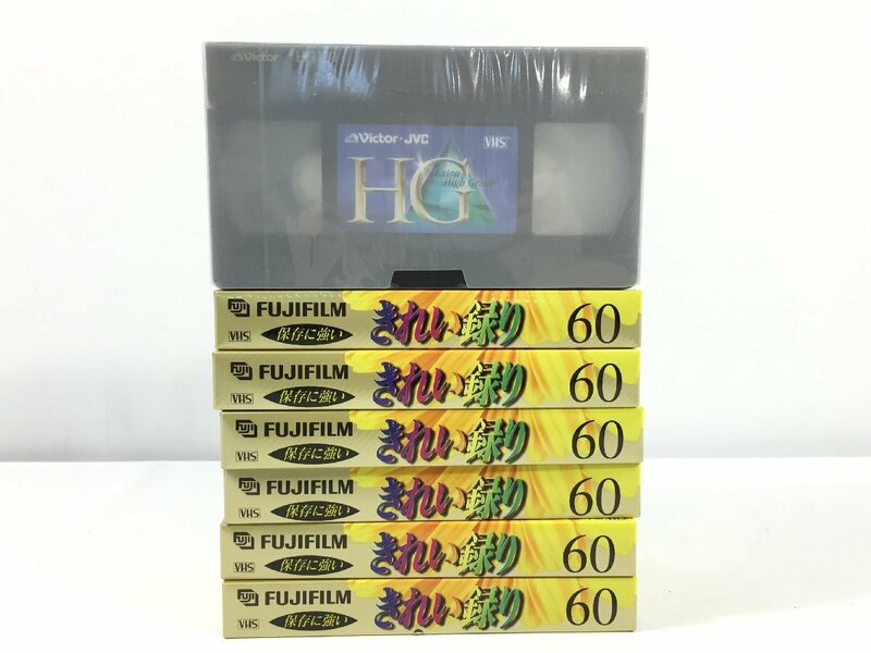 未開封品　VHSビデオテープ　11本　FUJIFILM　Victor・JVC　T-60 F HG G　TK5.010　/06