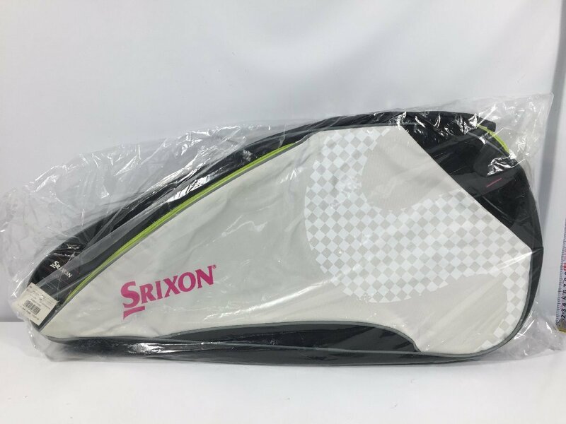SRIXON 　スリクソン　ラケットバッグ　TENNIS　GEAR　ホワイト×マゼンタ　SPC-2530　　未使用品　　OS5.074