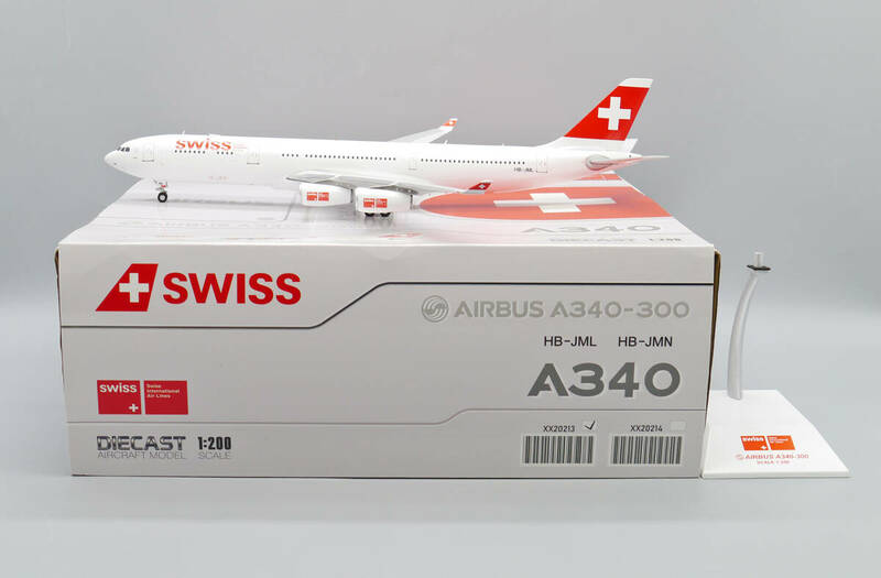 Jcwings スイスインターナショナル A340-300 HB-JML 1/200