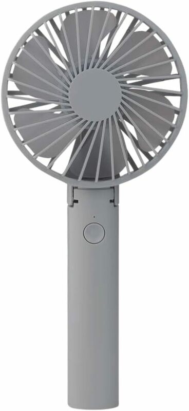 Smaly 3WAY HANDY FAN ハンディファン グレー 携帯扇風機 5段階風量調整 充電池 USB充電 Type-C