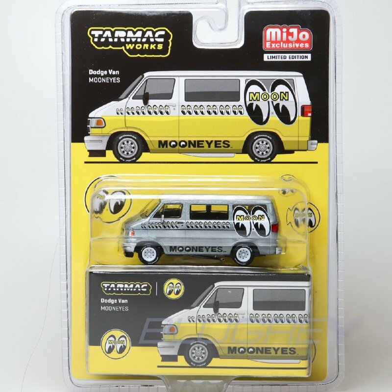 【レア！チェイス】ターマックワークス 1/64 ダッジ バン ムーンアイズ Tarmac Works Dodge Van Mooneyes MiJo限定 T64G-TL032-ME