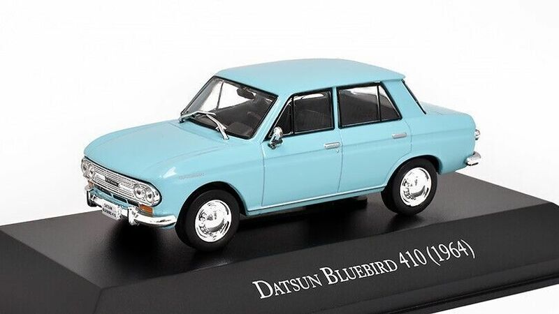 1/43 ダットサン ブルーバード 410 1964 ライトブルー Datsun Bluebird 410 ミニカー