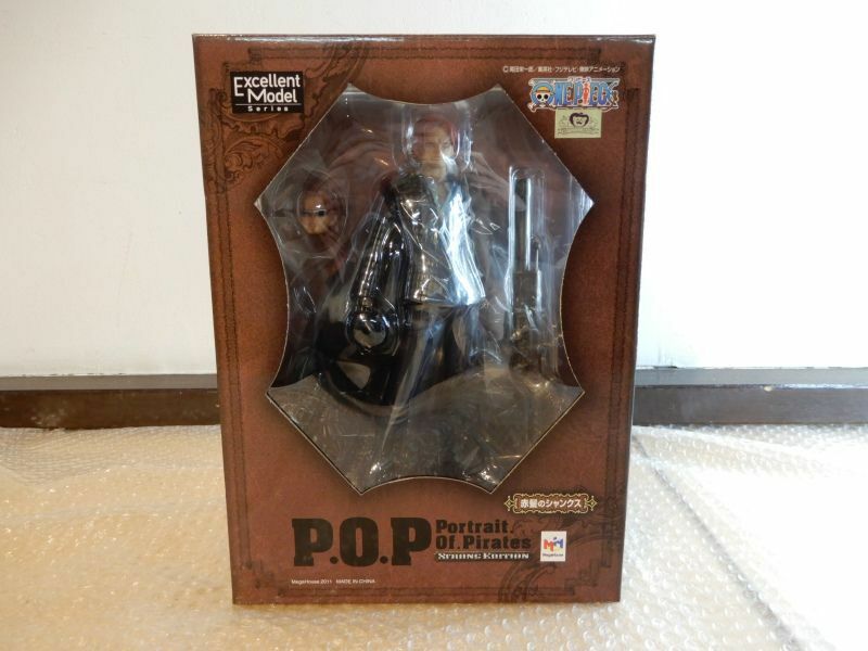 中古品 ワンピース P.O.P 赤髪のシャンクス フィギュア メガハウス Excellent Model ONE PIECE