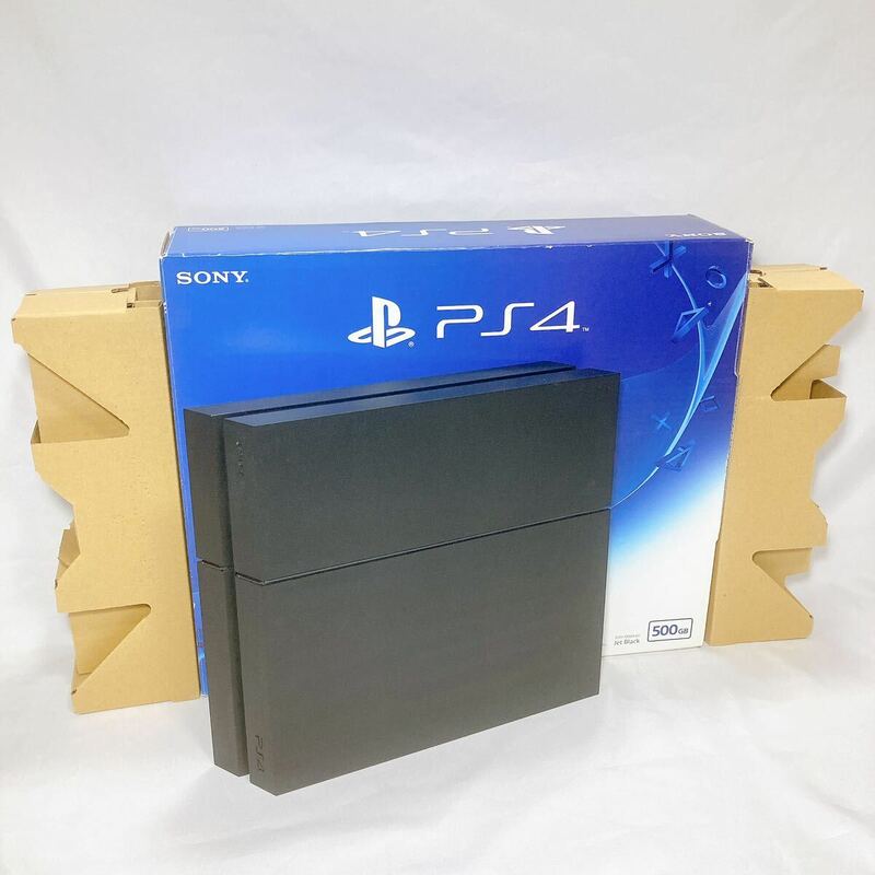 SONY PS4 CUH-1200A 500GB ジェット ブラック 本体のみ 箱付き/ソニー プレステ4 PlayStation4 プレイステーション4 初期化 動作確認済み