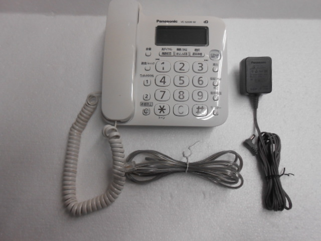パナソニック Panasonic 電話機★VE-GD26-W(親機のみ）★出品まで使用していました