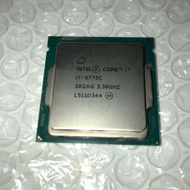 【ジャンク品】Intel インテル CPU Core i7-5775C SR2AG 3.30GHz 240426SK750140
