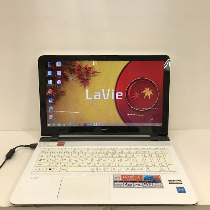 NEC LaVie PC-LS150TSW Windows8.1 Celeron 2957U 1.40GHz 4GB HDD 750GB ノートパソコン 240423SK150129
