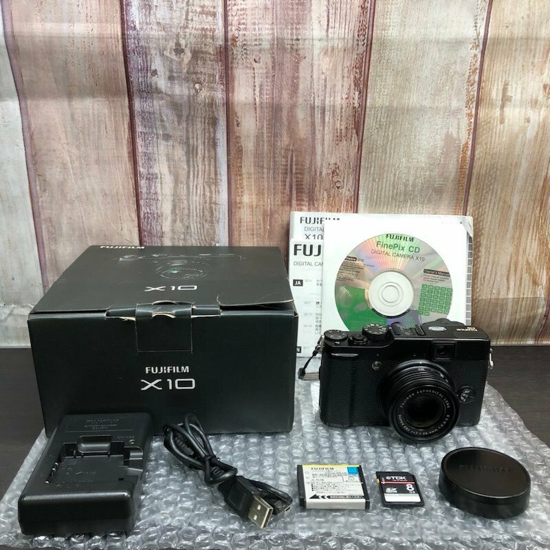 FUJIFILM 富士フイルム X10 デジタルカメラ SDカード 8GB付き 240524SK390101