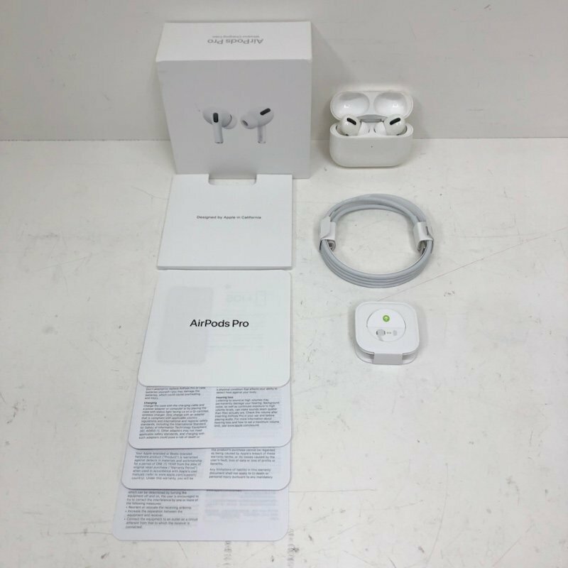 Apple AirPods Pro 第1世代 MWP22J/A A2083 A2084 A2190 Bluetooth イヤフォン 240517SK390262