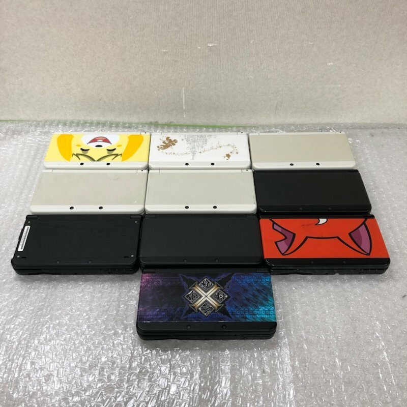 【ジャンク品】任天堂 Nintendo ニンテンドー NEW3DS KTR-001 本体 10点セット 初期化済 240322SK240561