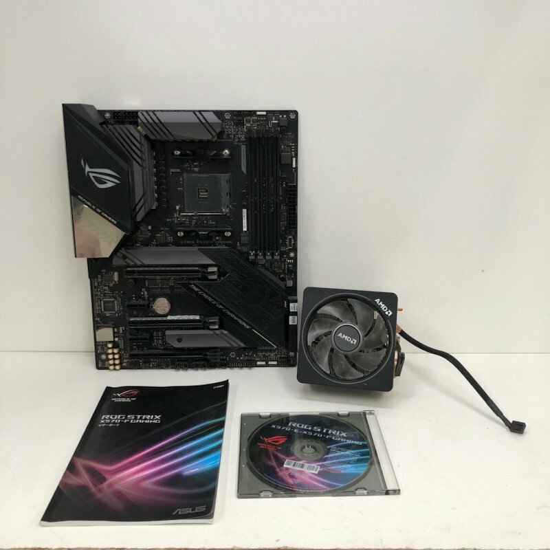 【ジャンク品】 ASUS エイスース ROG STRIX X570-F GAMING マザーボード CPUクーラー 240520SK500003