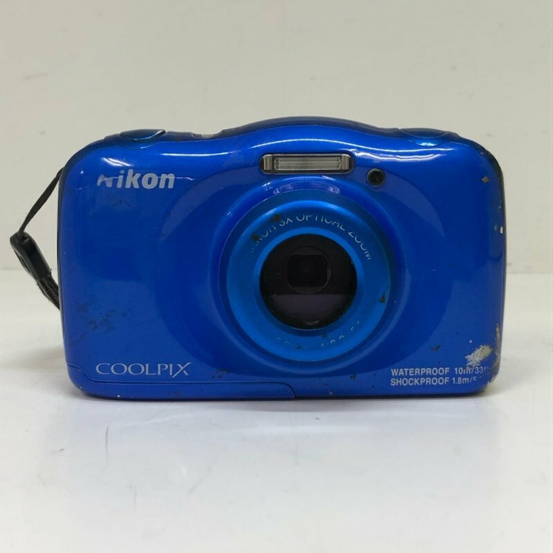 Nikon COOLPIX W100 ブルー コンパクトデジタルカメラ 本体 バッテリーのみ 240515SK750051