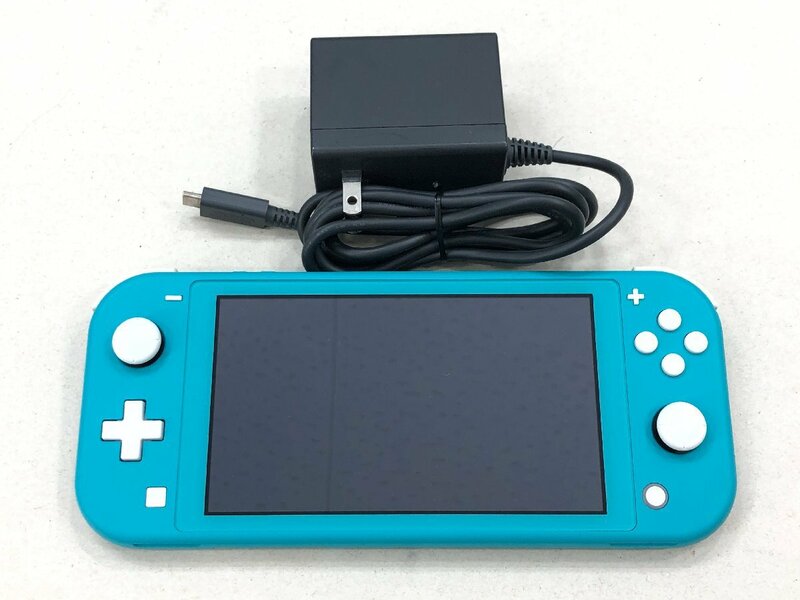 △【18】初期化済み Nintendo Switch Lite/スイッチライト ターコイズ 任天堂 ニンテンドー 箱無し 同梱不可 1スタ
