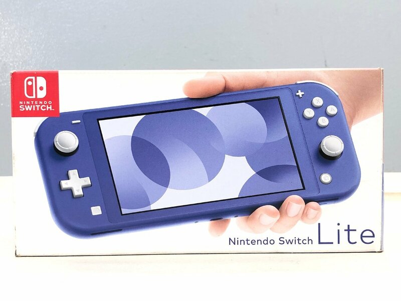 △【14】初期化済み Nintendo Switch/スイッチライト ブルー 任天堂 ニンテンドー 同梱不可 1スタ