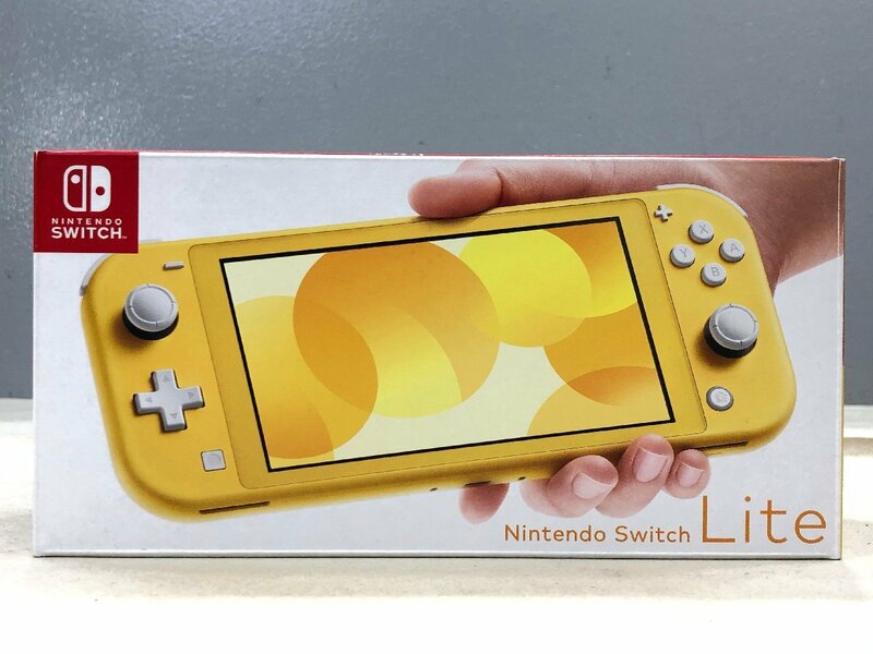 △【16】初期化済み Nintendo Switch/スイッチライト イエロー 任天堂 ニンテンドー 同梱不可 1スタ