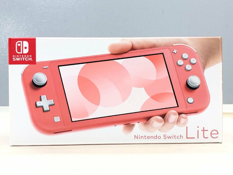 △【17】ジャンク 初期化済み Nintendo Switch Lite/スイッチライト コーラル 任天堂 ニンテンドー 同梱不可 1スタ