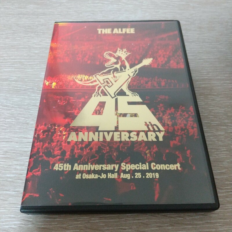 THE ALFEE / 45th Anniversary Special Concert at Osaka-Jo Hall Aug.25.2019 DVD