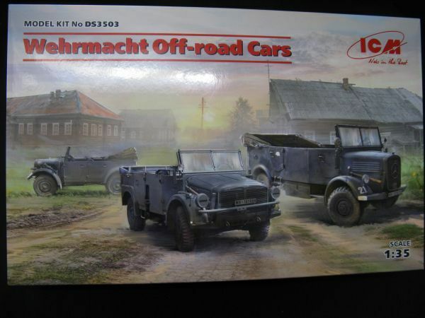 ★　ICM 1/35 ドイツ国防軍　車両セット　Kfz.1 Horch 108 Typ 40. L1500A　（3台入）　★