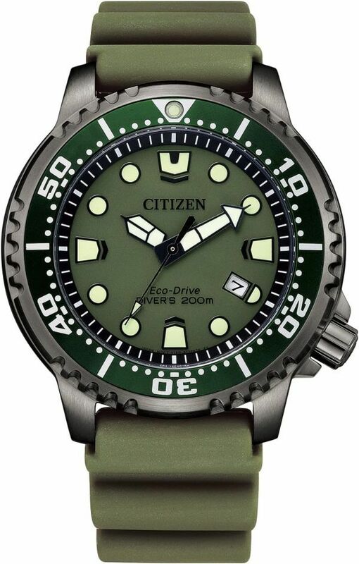 [Citizen] 腕時計 プロマスター PROMASTER シチズン 200m潜水用防水 ソーラー BN0157-11X メンズ カーキ