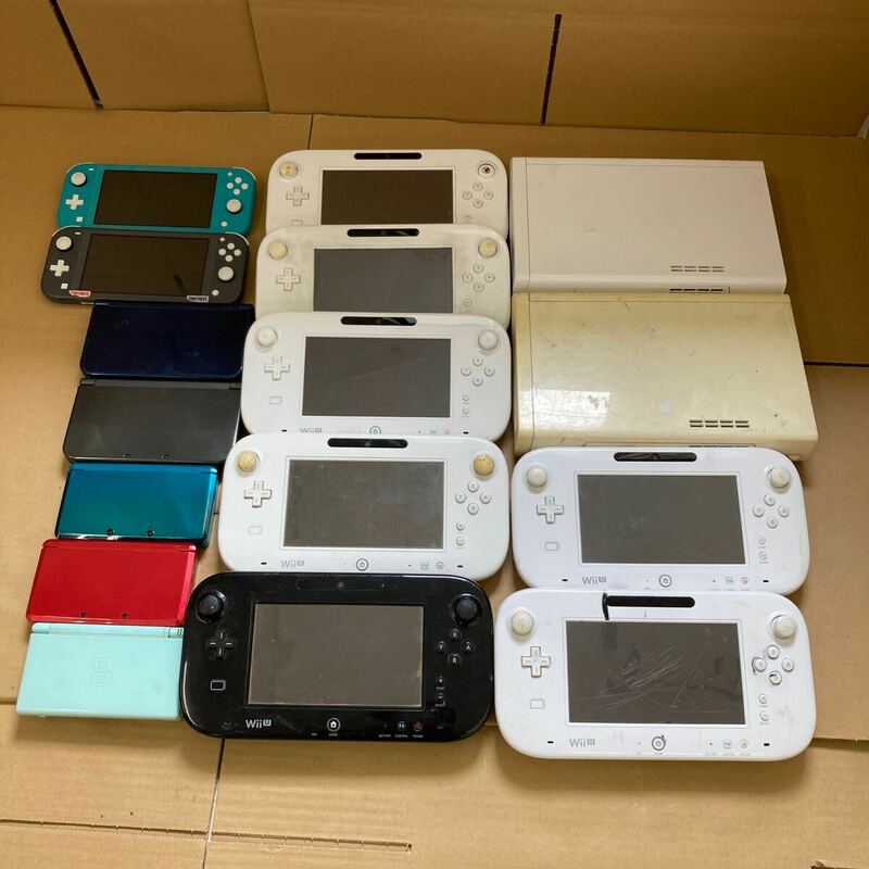 ニンテンドー 【DS Lite,3DS,NEW3DS LL,WiiU,WiiU Pad,Switch Lite】まとめ 動作未確認 ジャンク扱い 0531-405