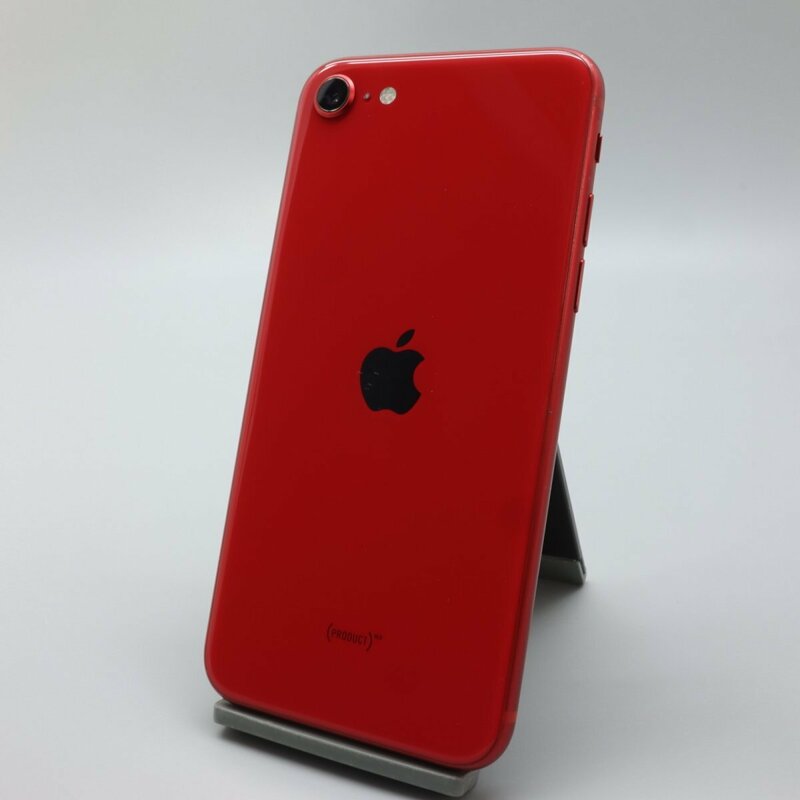Apple iPhoneSE 64GB (第2世代) (PRODUCT)RED A2296 MHGR3J/A バッテリ82% ■SIMフリー★Joshin6685【1円開始・送料無料】