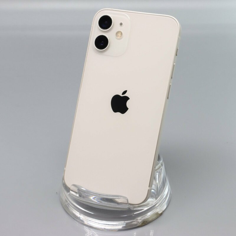 Apple iPhone12 mini 128GB White A2398 MGDM3J/A バッテリ86% ■SIMフリー★Joshin6855【1円開始・送料無料】