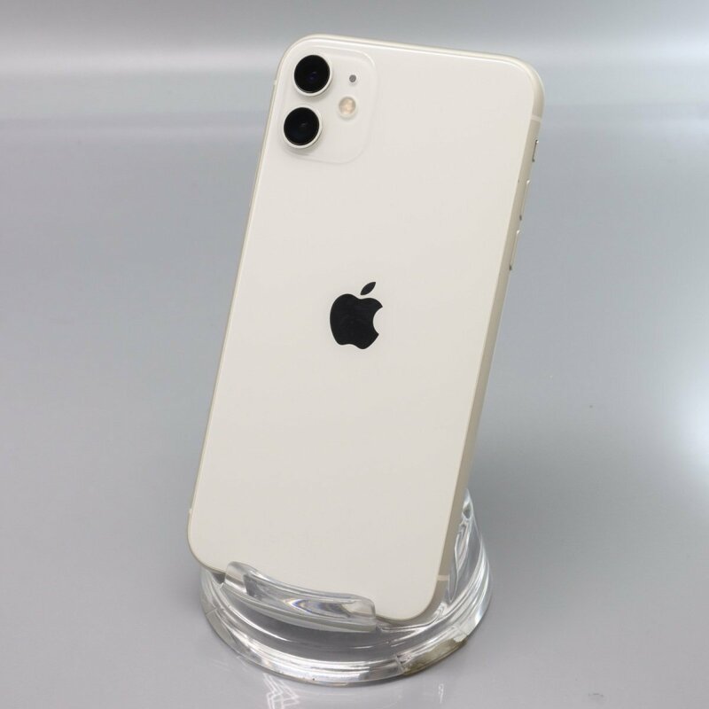 Apple iPhone11 128GB White A2221 MWM22J/A バッテリ86% ■SIMフリー★Joshin5338【1円開始・送料無料】