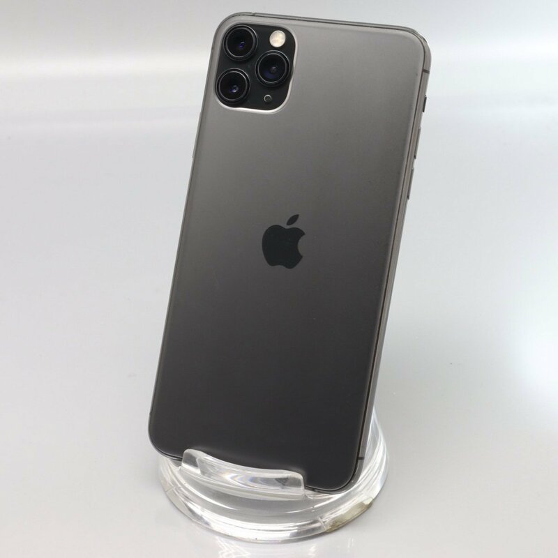 Apple iPhone11 Pro Max 64GB Space Gray A2218 MWHD2J/A バッテリ82% ■ソフトバンク★Joshin5841【1円開始・送料無料】