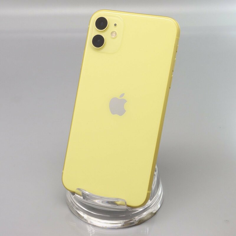 Apple iPhone11 64GB Yellow A2221 MWLW2J/A バッテリ98% ■SIMフリー★Joshin0105【1円開始・送料無料】