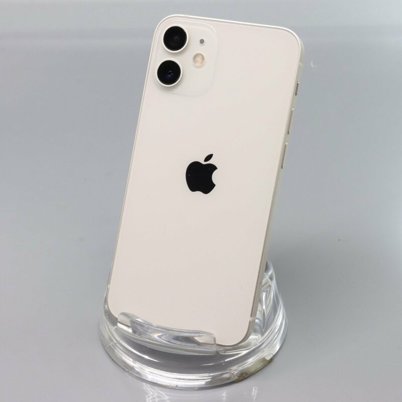 Apple iPhone12 mini 128GB White A2398 MGDM3J/A バッテリ76% ■SIMフリー★Joshin8144【1円開始・送料無料】