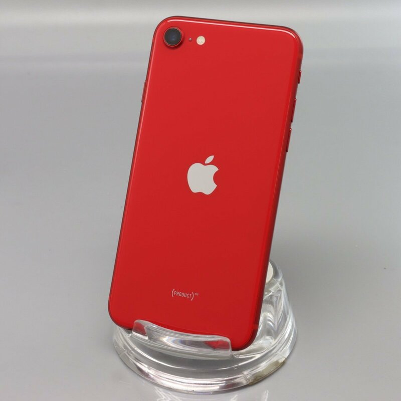 Apple iPhoneSE 64GB (第2世代) (PRODUCT)RED A2296 MHGR3J/A バッテリ80% ■SIMフリー★Joshin0317【1円開始・送料無料】