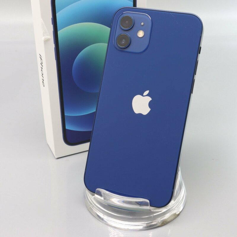 Apple iPhone12 256GB Blue A2402 MGJ33J/A バッテリ83% ■SIMフリー★Joshin2882【1円開始・送料無料】