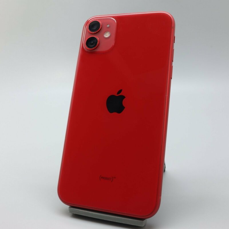 Apple iPhone11 64GB (PRODUCT)RED A2221 MWLV2J/A バッテリ76% ■SIMフリー★Joshin(ジャンク)5485【1円開始・送料無料】