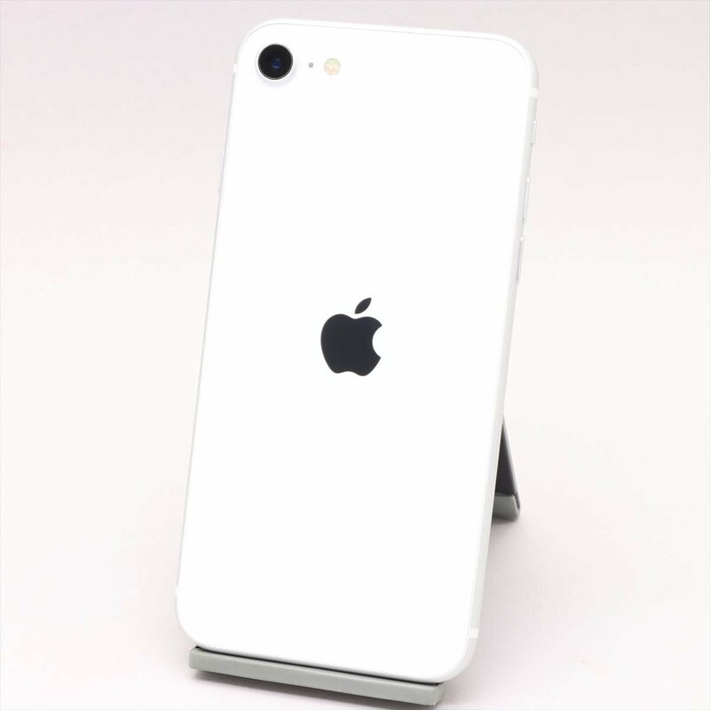 Apple iPhoneSE 128GB (第2世代) White A2296 MXD12J/A バッテリ81% ■SIMフリー★Joshin7832【1円開始・送料無料】