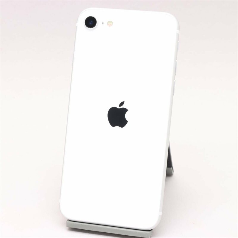 Apple iPhoneSE 128GB (第2世代) White A2296 MXD12J/A バッテリ77% ■ソフトバンク★Joshin1079【1円開始・送料無料】