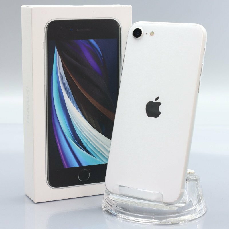 Apple iPhoneSE 64GB (第2世代) White A2296 MHGQ3J/A バッテリ89% ■SIMフリー★Joshin5362【1円開始・送料無料】