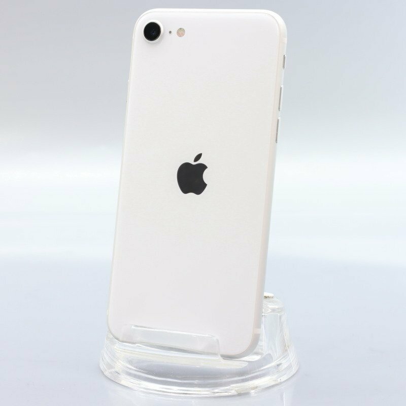 Apple iPhoneSE 64GB (第2世代) White A2296 MX9T2J/A バッテリ75% ■SIMフリー★Joshin3980【1円開始・送料無料】