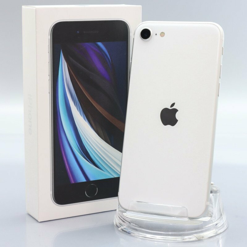 Apple iPhoneSE 64GB (第2世代) White A2296 MHGQ3J/A バッテリ86% ■au★Joshin6022【1円開始・送料無料】