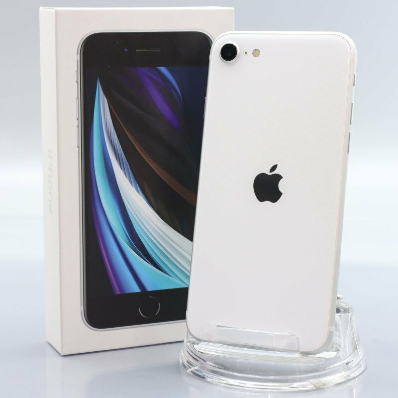 Apple iPhoneSE 64GB (第2世代) White A2296 MHGQ3J/A バッテリ92% ■au★Joshin(ジャンク)6268【1円開始・送料無料】