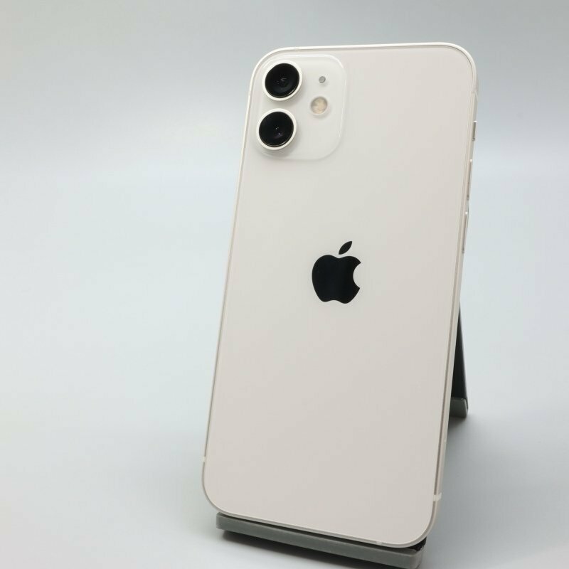 Apple iPhone12 mini 128GB White A2398 MGDM3J/A バッテリ83% ■au★Joshin5636【1円開始・送料無料】