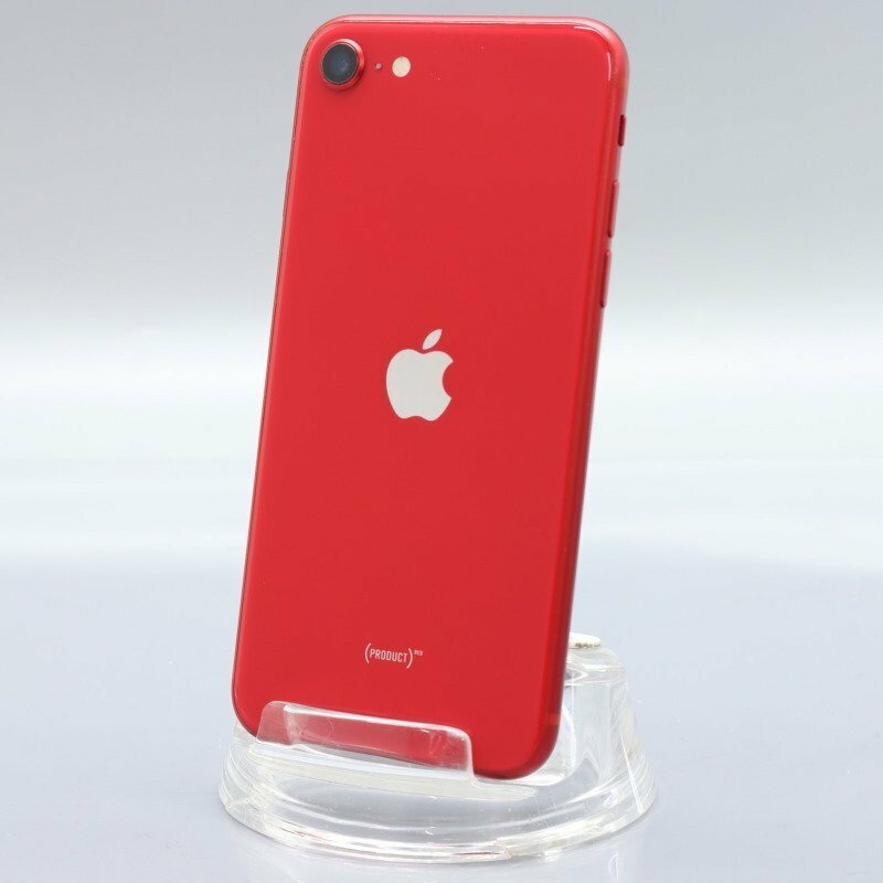 Apple iPhoneSE 64GB (第2世代) (PRODUCT)RED A2296 MHGR3J/A バッテリ81% ■SIMフリー★Joshin7340【1円開始・送料無料】