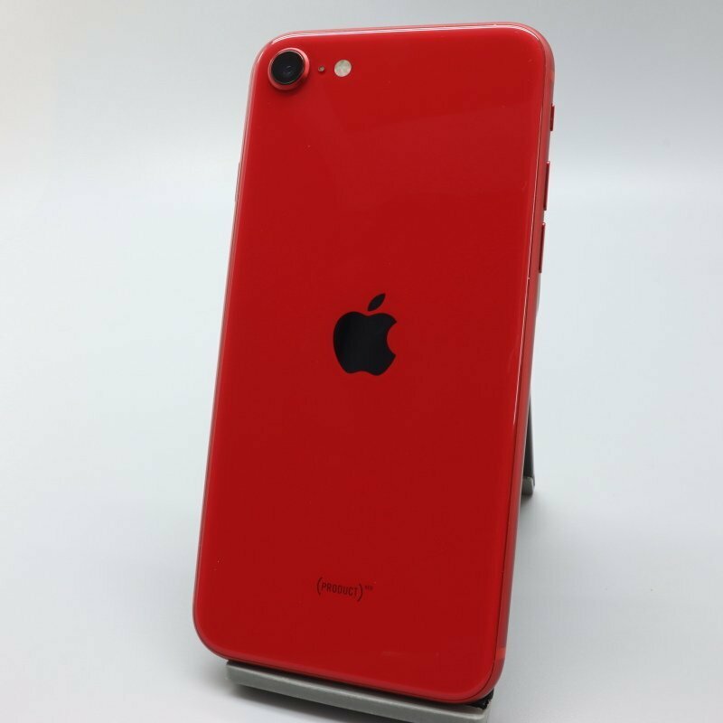 Apple iPhoneSE 64GB (第2世代) (PRODUCT)RED A2296 MHGR3J/A バッテリ84% ■SIMフリー★Joshin1096【1円開始・送料無料】