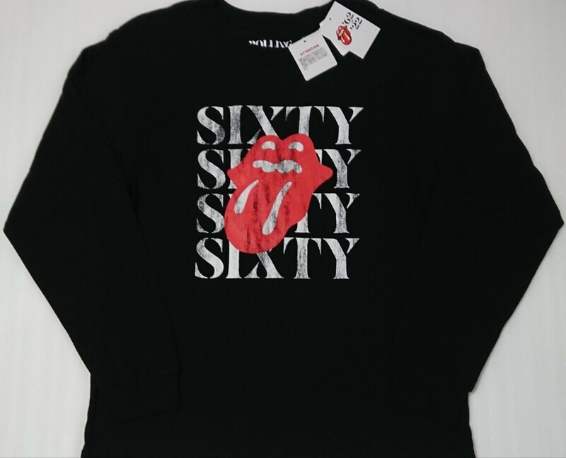 ザ・ローリング・ストーンズ メンズ 長袖 Tシャツ M 新品タグ付き The Rolling Stones 