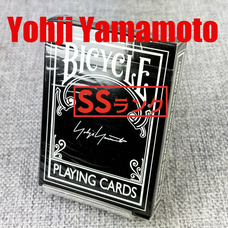 未開封★Yohji Yamamoto Playing Cards ヨウジヤマモト トランプ プレイングカード 箱入り 黒 特別限定アイテム